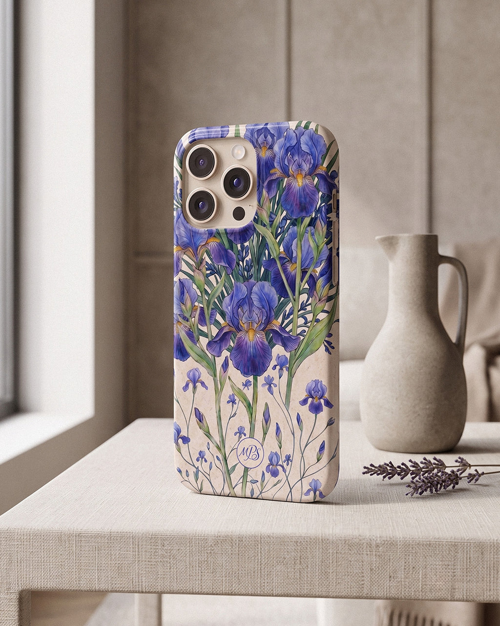 Blue Flag Iris iPhone Case