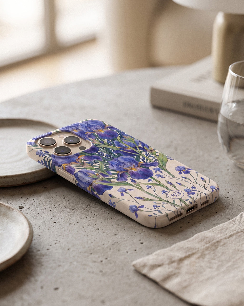 Blue Flag Iris iPhone Case