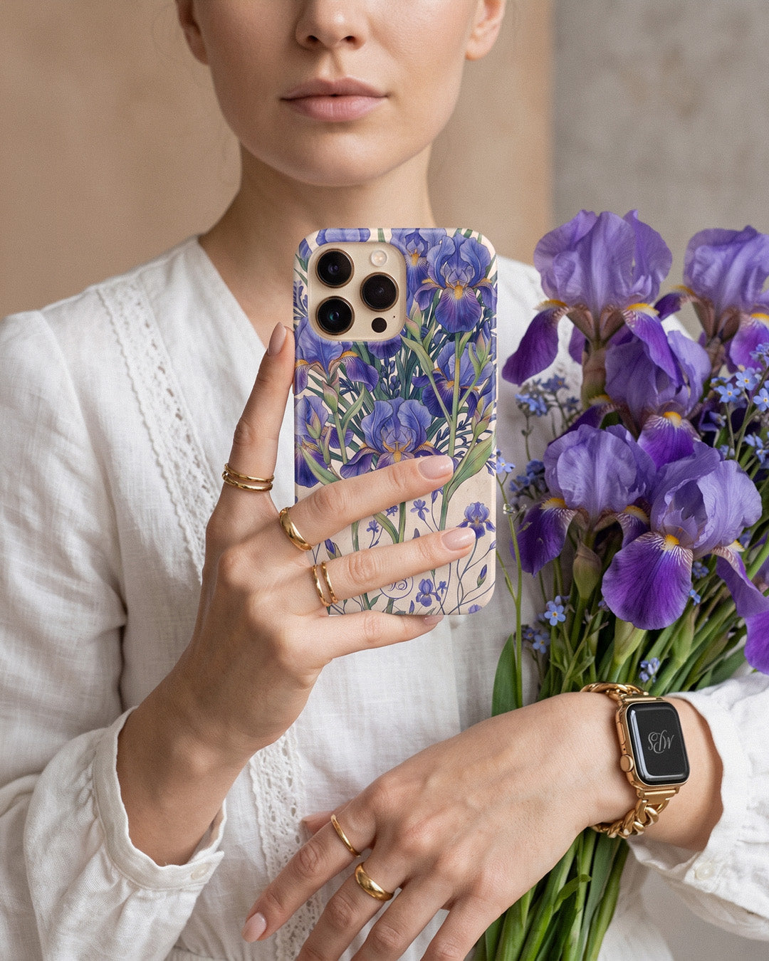 Blue Flag Iris iPhone Case