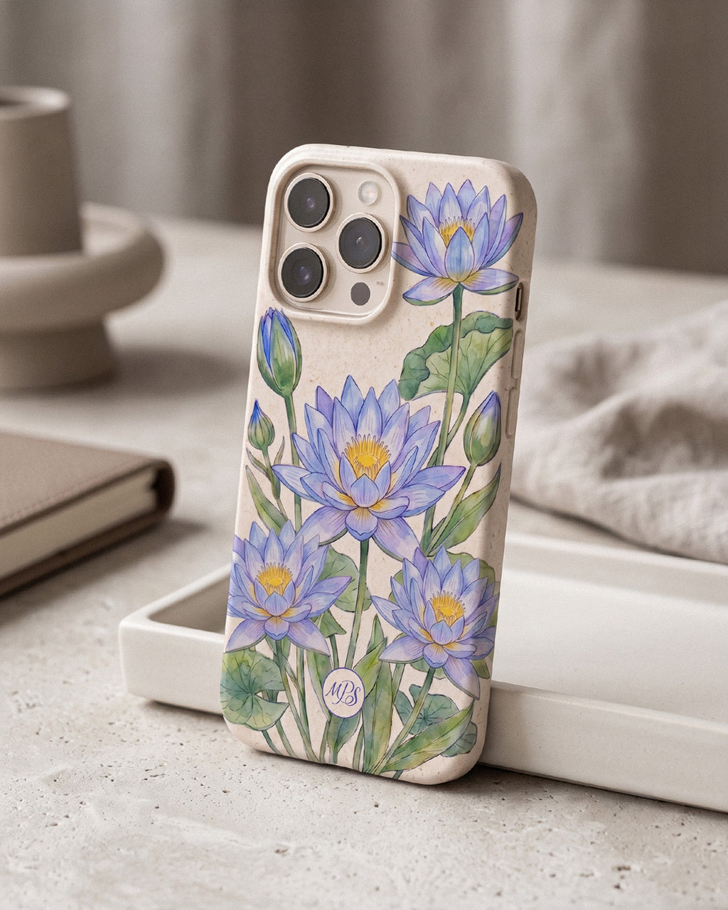 Blue Lotus iPhone Case