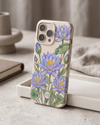 Blue Lotus iPhone Case