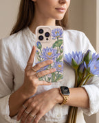 Blue Lotus iPhone Case