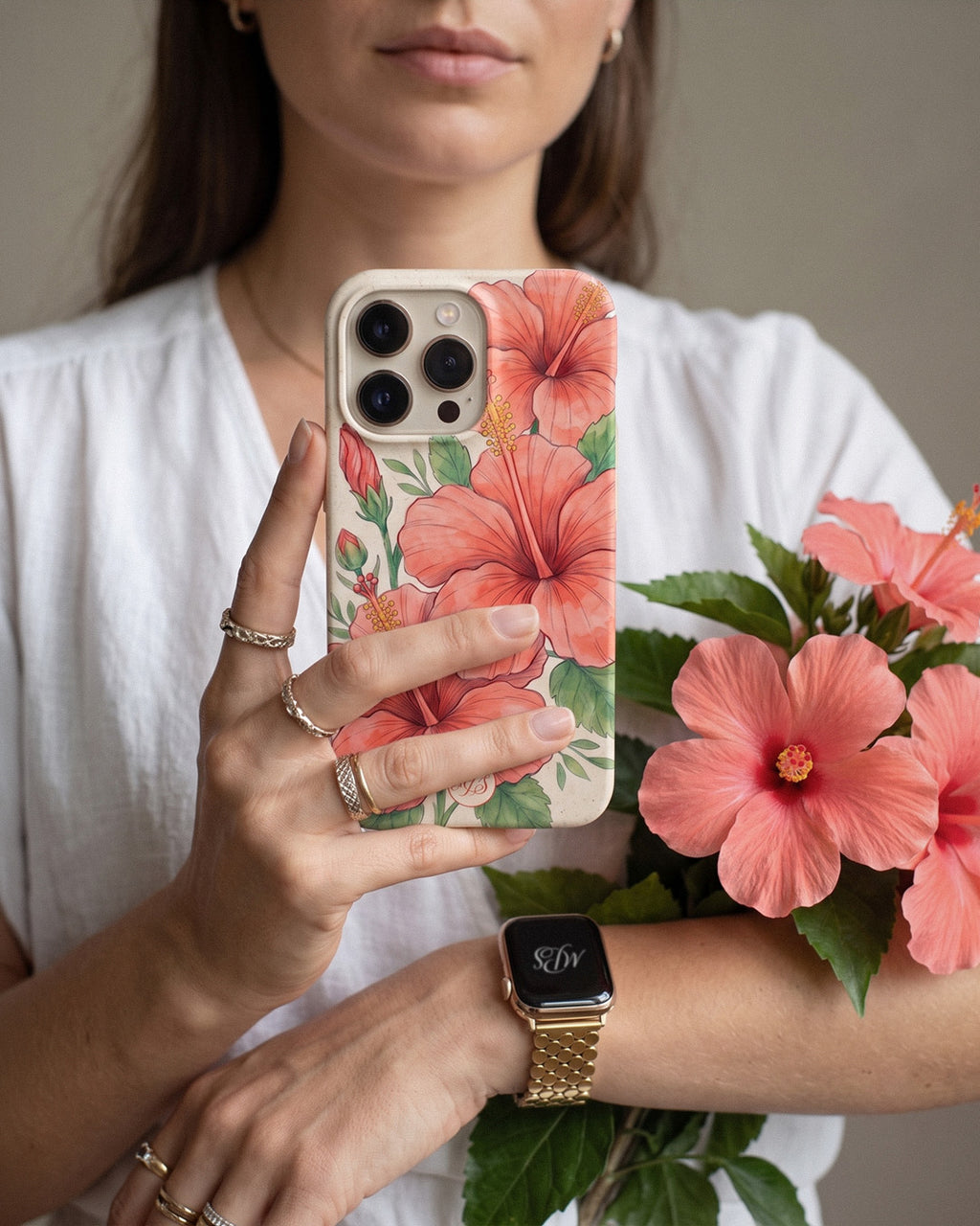Hibiscus iPhone Case