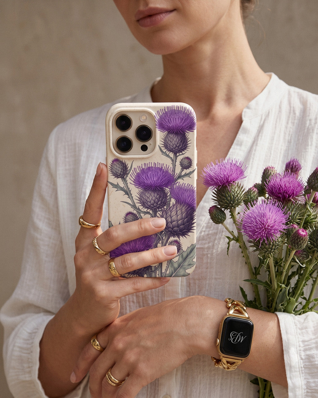 Milk Thistle iPhone Case