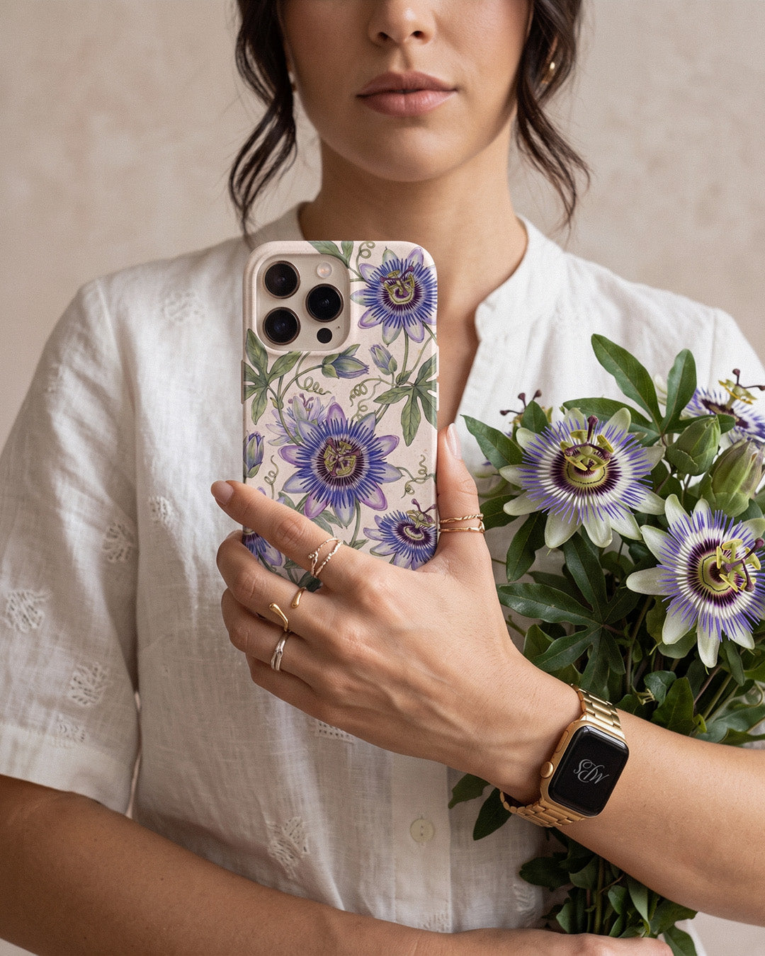 Passionflower iPhone Case
