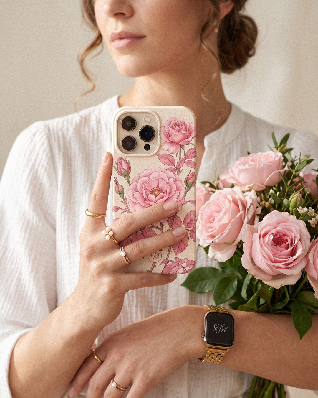 Pink Rose iPhone Case