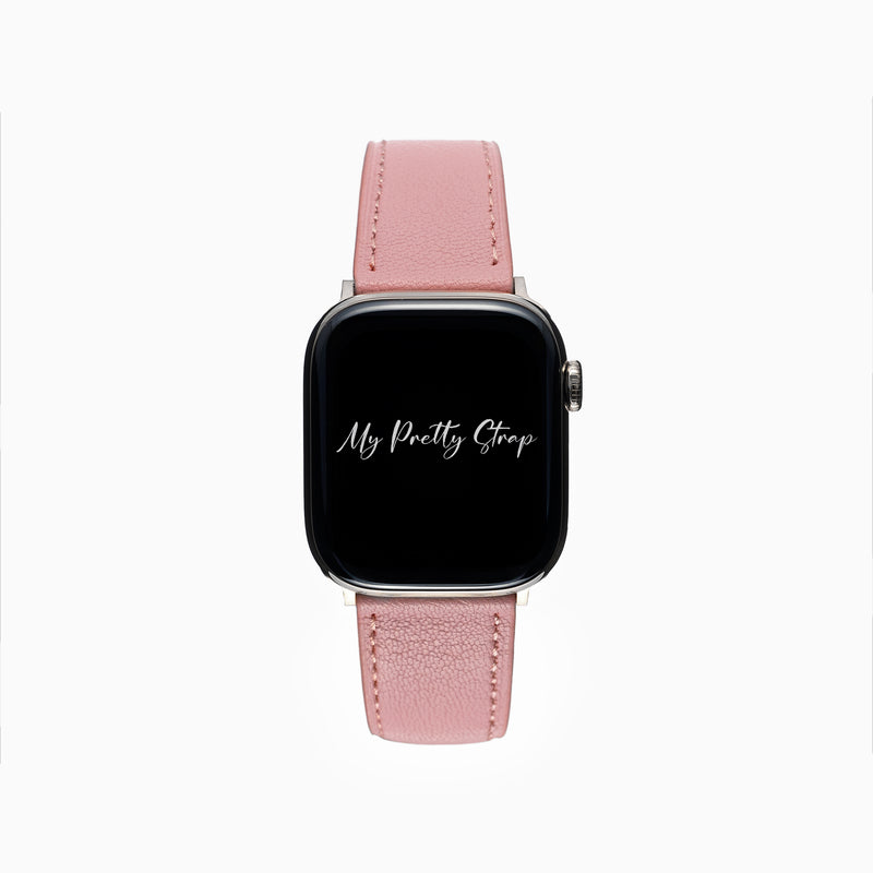 Coco Leather Strap – Silver Gem