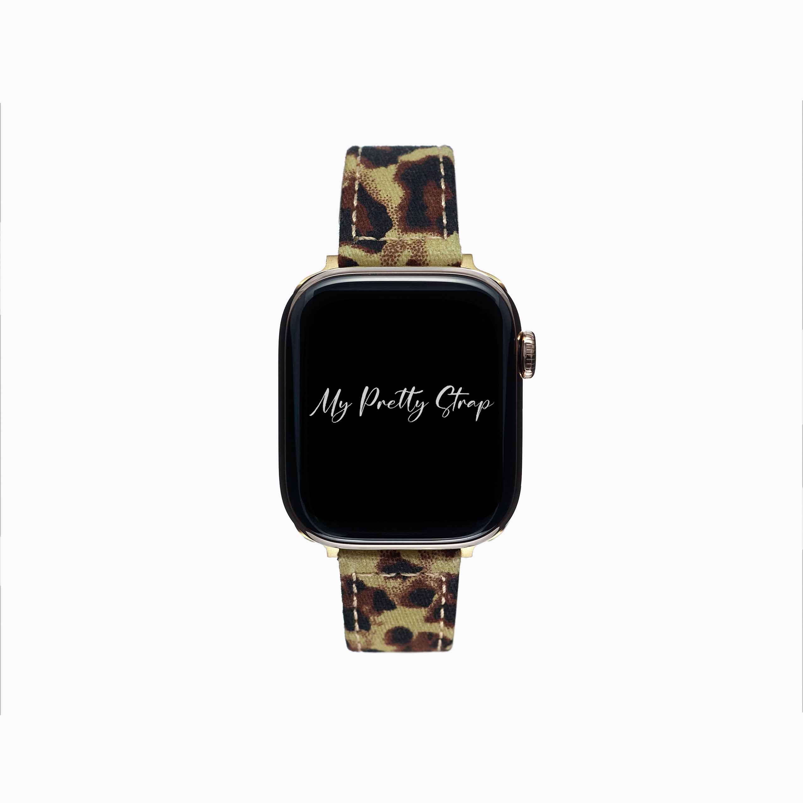 Indigo Apple Watch Strap – Leopard