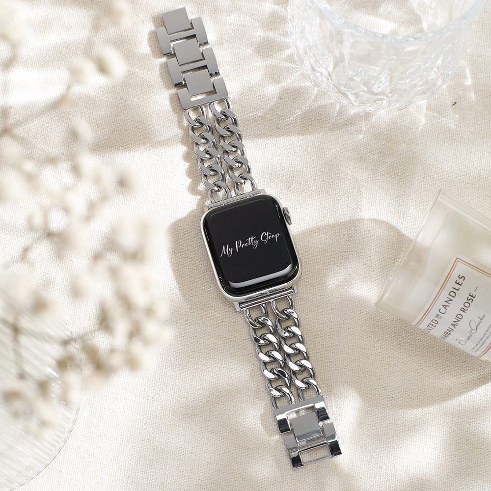 Double Chain Apple Watch Strap